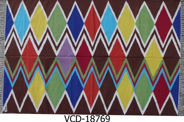 HAND WOVEN COTTON KILIM